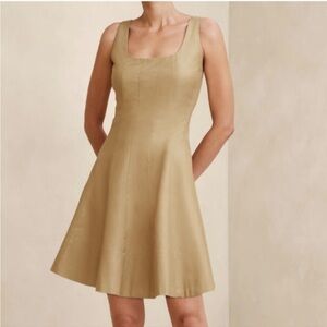 Banana Republic linen Blend Sleeveless Dress